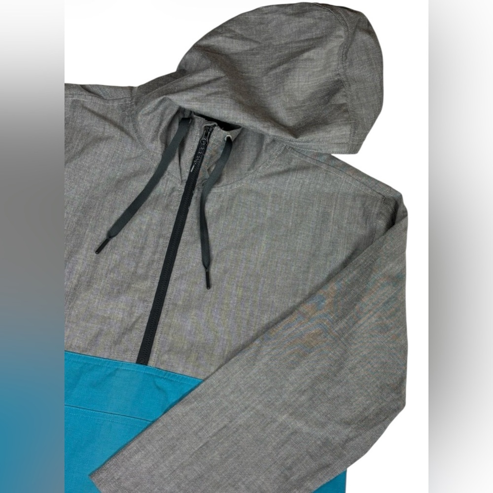 Icebreaker Escape Hoodie Pullover Men Small Gray Blue